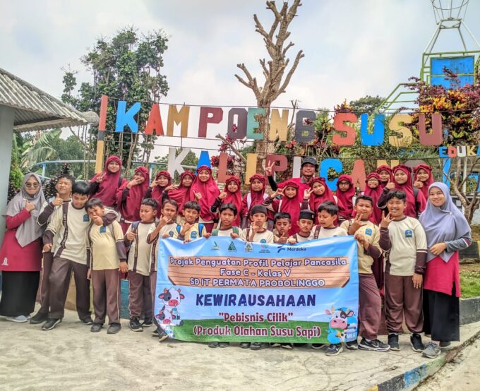 Giat P5 Kelas 5 SD IT Permata Goes to Kampoeng Susu, Pasuruan.